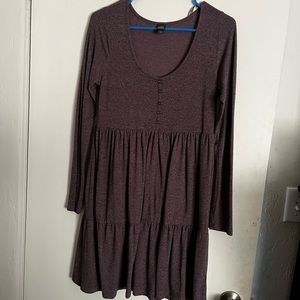 Wild Fable Boho Purple Babydoll Dress